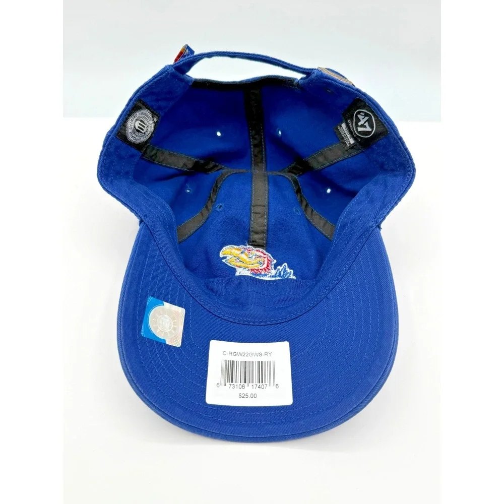 Kansas Jayhawks 47 Brand Clean Up Adjustable Hat -‎ Royal NWT
